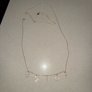 “BRIDE” waist chain